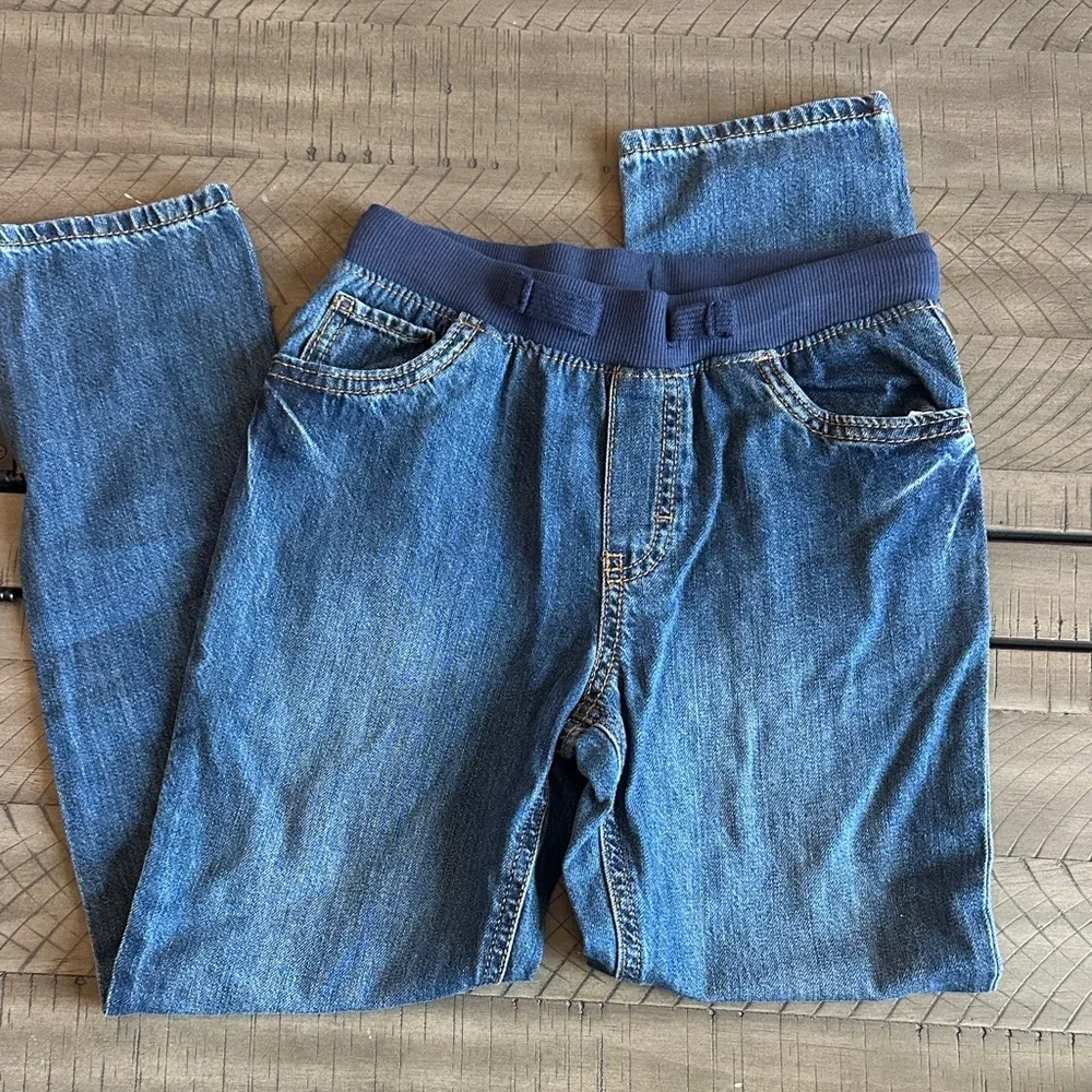 Carter's Blue Elastic Waist Jeans for Kids